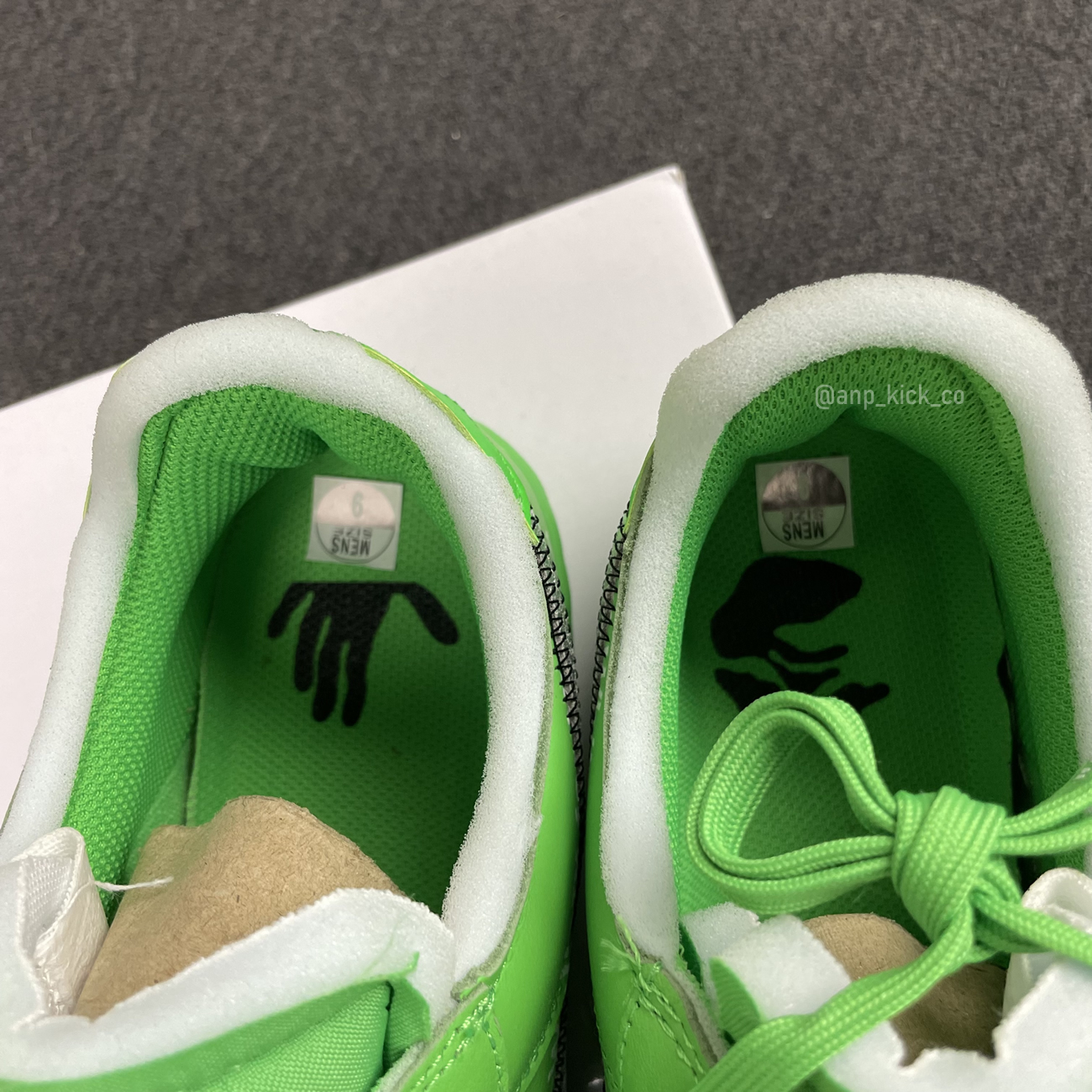 Off White Nike Air Force 1 Low Light Green (8) - newkick.org